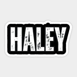 Haley Name Gift Birthday Holiday Anniversary Sticker